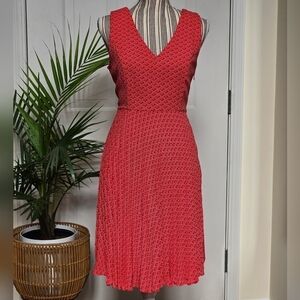 Banana Republic Women's Red Printed Dress Size 6
